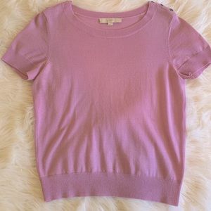 Loft short sleeve sweater size medium
